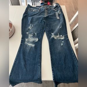 Brand new with tag Judy Blues - flare button fly